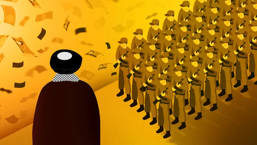 یکچهارم بودجه کل کشور در اختیار نیروهای مسلح ایران قرار میگیرد
